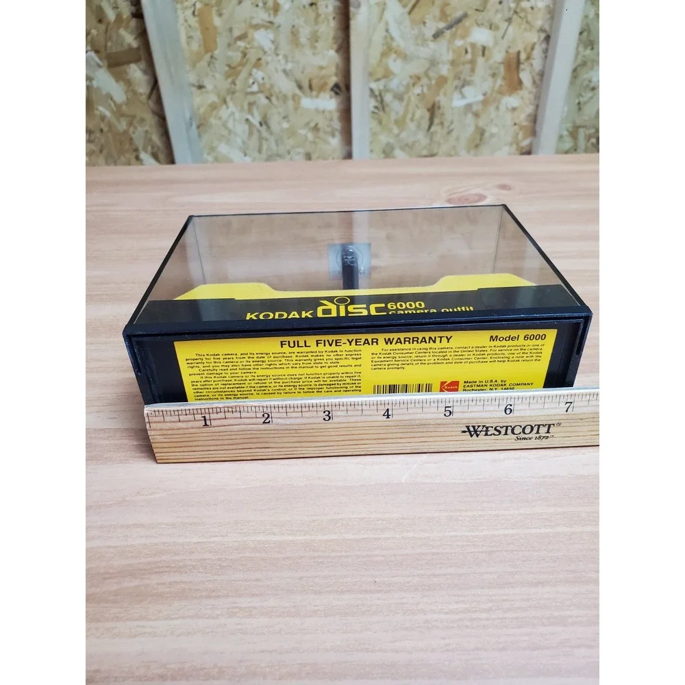 Kodak Disc 6000 Camera Box/Case Model 6000 No Camera